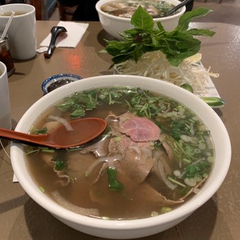 Hot Pho - P6. Rare beef steak and wel done brisket / Pho Tai Chin - Vietnamese Near Me - Kent, Washington