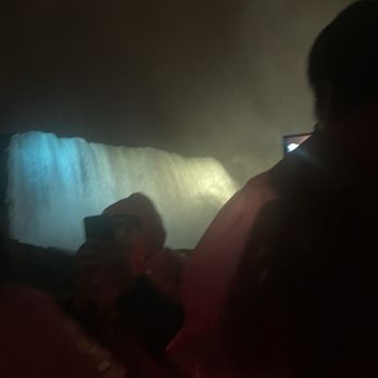 Niagara City Cruises - Multicolor lighted fails at night - Boat Tours Near Me - Niagara Falls, Ontario