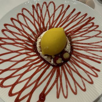 High Steaks - Lemon cheesecake with raspberry sauce - Steakhouses Near Me - Lincoln, California High Steaks - Lemon cheesecake with raspberry sauce - Steakhouses Near Me - Lincoln, California