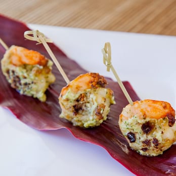 Aloha Events - Roasted Green Chili Pesto Kauai Prawn - Caterers Near Me - Wailuku, Hawaii Aloha Events - Roasted Green Chili Pesto Kauai Prawn - Caterers Near Me - Wailuku, Hawaii