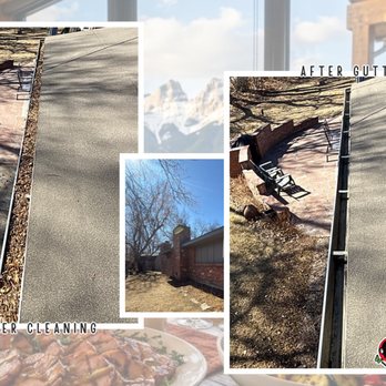 Glass Monkey - Before & After Gutter Cleaning - Window Washing Near Me - Foxfield, Colorado