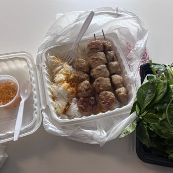 Huong Binh - #8 with extra meatballs - Vietnamese Near Me - Seattle, Washington