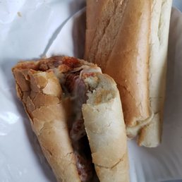 Meatball sub. Meatball sub.