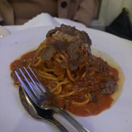 Tonnarelli al Tartufo e Salsiccia