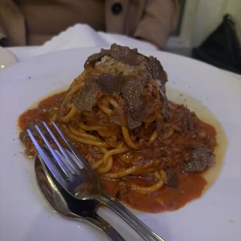 Spina - Tonnarelli al Tartufo e Salsiccia - Italian Near Me - Los Angeles, California