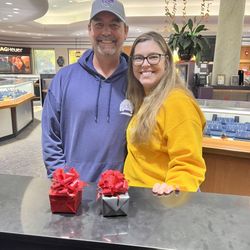 Rogers Jewelry - Ring boxes and a happy couple