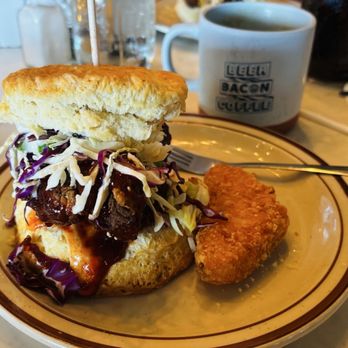 Denver Biscuit Co. - Stanley Marketplace - Normally I go for the Franklin, but today I tried the K-Mack, which was OK, but I sure missed gravy! - Breakfast & Brunch Near Me - Aurora, Colorado Denver Biscuit Co. - Stanley Marketplace - Normally I go for the Franklin, but today I tried the K-Mack, which was OK, but I sure missed gravy! - Breakfast & Brunch Near Me - Aurora, Colorado