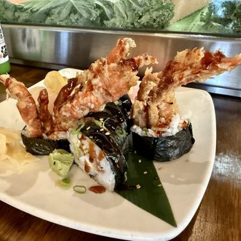 Dharma Blue - Soft shell crab roll - Sushi Bars Near Me - Pensacola, Florida Dharma Blue - Soft shell crab roll - Sushi Bars Near Me - Pensacola, Florida