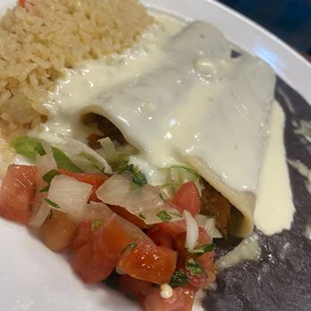 Rustico Restaurant - Two Queso 2 Enchiladas Lunch Special - Mexican Near Me - Denison, Texas
