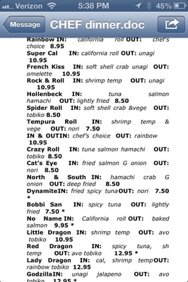 Menu photo 6 Bay Sushi Sunnyvale, CA Menu photo 6 Bay Sushi Sunnyvale, CA