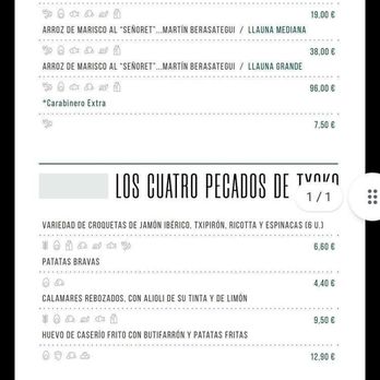 El Txoko de Martín - Restaurante el Txoko de Martín. Carta - Mediterranean Near Me - Palma, PM
