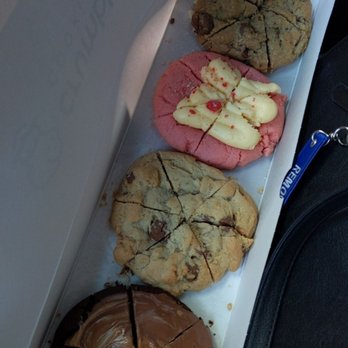 Crumbl - Norterra - 4 cookies from week of June 1st, sliced by me not the store. - Bakeries Near Me - Phoenix, Arizona Crumbl - Norterra - 4 cookies from week of June 1st, sliced by me not the store. - Bakeries Near Me - Phoenix, Arizona