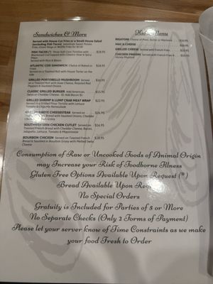 Menu photo 4 Captain Jake's Newburgh, NY