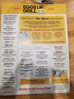 Menu photo 5 Eggs Up Grill Holly Springs, NC
