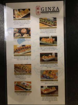 Menu photo 5 Ginza Japanese Restaurant Houston, TX Menu photo 5 Ginza Japanese Restaurant Houston, TX