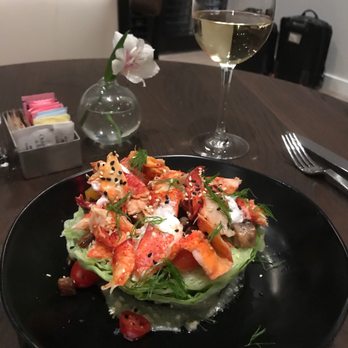 Birdies Cafe & Bar - Lobster wedge salad. - New American Near Me - Houston, Texas Birdies Cafe & Bar - Lobster wedge salad. - New American Near Me - Houston, Texas