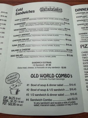 Menu photo 3 Donza's Old World Deli Upland, CA Menu photo 3 Donza's Old World Deli Upland, CA