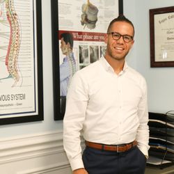 ABChiropractic Family & Wellness - Dr Glenn Ezell in his office