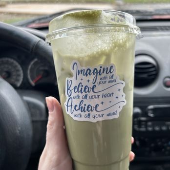Missouri Coffee - Large iced matcha with vanilla, lavender, and cold foam - Bakeries Near Me - Chillicothe, Missouri Missouri Coffee - Large iced matcha with vanilla, lavender, and cold foam - Bakeries Near Me - Chillicothe, Missouri