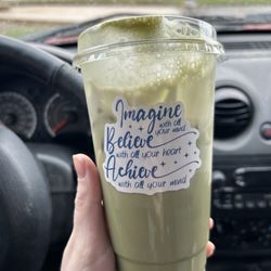 Missouri Coffee - Large iced matcha with vanilla, lavender, and cold foam