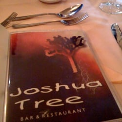 Joshua Tree - Menu on the table