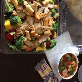 Tutti Frutti Delight - Salad and shrimp cocktail. - Sandwiches Near Me - Alice, Texas Tutti Frutti Delight - Salad and shrimp cocktail. - Sandwiches Near Me - Alice, Texas