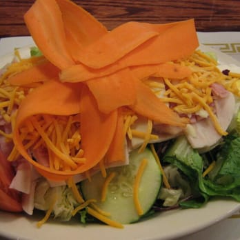 Omega  Restaurant - The Julienne Salad - I already ate a meal's worth out of it before I remembered to snap the picture. - Greek Near Me - Milwaukee, Wisconsin