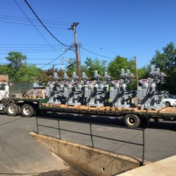 MIMS Riggers & Machinery Movers - 10 new Acer milling machine going to one customer. Thanks Mims. Job well done.