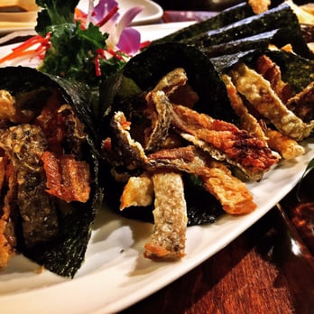 Sushi Thai Too - Salmon Skin Handrolls- no rice, no veggies & no sauce - Sushi Bars Near Me - Naples, Florida Sushi Thai Too - Salmon Skin Handrolls- no rice, no veggies & no sauce - Sushi Bars Near Me - Naples, Florida