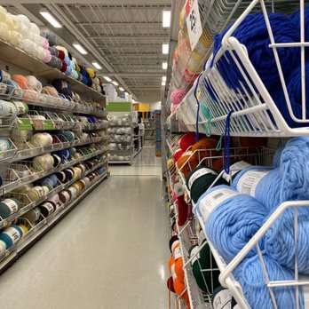 JOANN Fabric and Crafts - Aisles and aisles of yarn. - Fabric Stores Near Me - Mentor, Ohio JOANN Fabric and Crafts - Aisles and aisles of yarn. - Fabric Stores Near Me - Mentor, Ohio