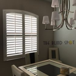Blind Spot - Custom Contoured Plantation Shutters