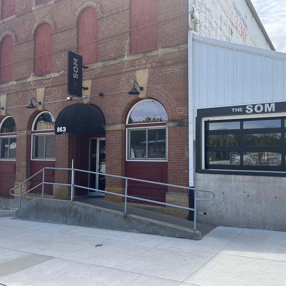 The Som: Burgers + Beer - Outside - Pubs Near Me - Burlington, Iowa The Som: Burgers + Beer - Outside - Pubs Near Me - Burlington, Iowa