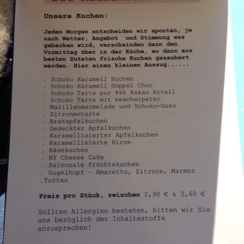 Die Kuchenwerkstatt - Cake menu - Desserts Near Me - Munich, BY