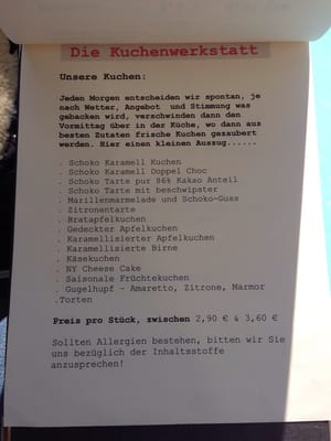 Menu photo 4 Die Kuchenwerkstatt Munich, BY