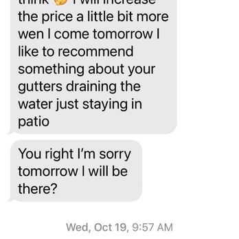 Jimenez Landcare - Asked for more money after a half days work - Landscaping Near Me Jimenez Landcare - Asked for more money after a half days work - Landscaping Near Me