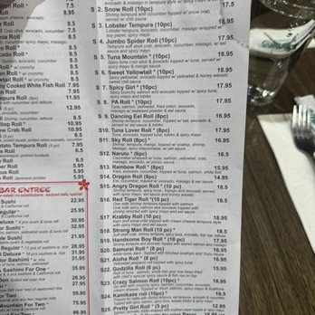 Ginza - Menu - Japanese Near Me - Pittsburgh, Pennsylvania