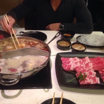 Happy Lamb Hot Pot - Ying yang hotpot with meat platter - Chinese Near Me - Flushing, New York Happy Lamb Hot Pot - Ying yang hotpot with meat platter - Chinese Near Me - Flushing, New York