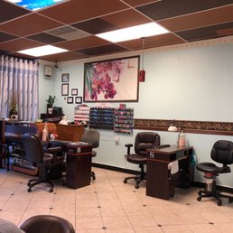 The front desk at Nails Studio!