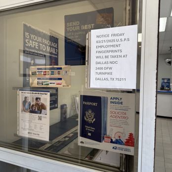 United States Post Office - Notices - Post Offices Near Me - Dallas, Texas