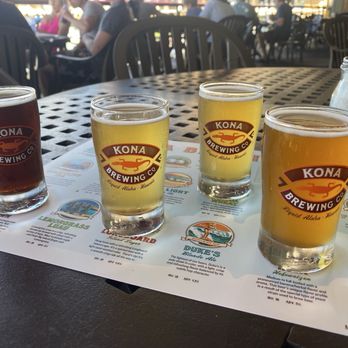Kona Brewing - Taster flight - Pubs Near Me - Honolulu, Hawaii Kona Brewing - Taster flight - Pubs Near Me - Honolulu, Hawaii