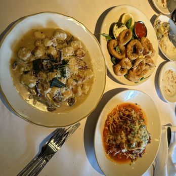 Antico Posto - Calamari and gnocchi fungi, pasta Bolognaase - Italian Near Me - Oak Brook, Illinois Antico Posto - Calamari and gnocchi fungi, pasta Bolognaase - Italian Near Me - Oak Brook, Illinois