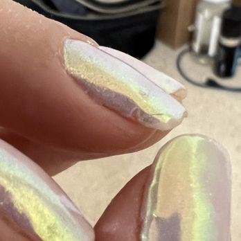 Tea Nails Bar - 2 days after, my nail broke. Bad quality and experience. The nail tech said my nails are strong, I don't need gel tips. - Nail Salons Near Me - Temple City, California