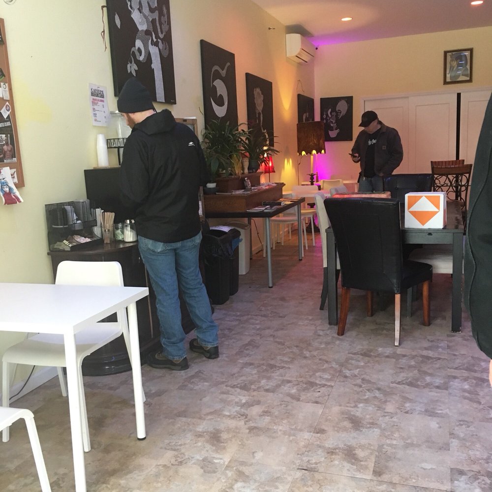 Caffeine Underground - Lots of tables! Always an empty seat waiting for you. - Coffee & Tea Near Me - Brooklyn, New York