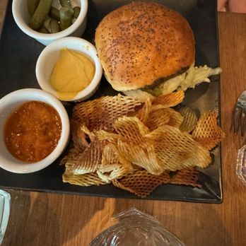Cafe Pasqual's - Bison Burger. - Vegetarian Near Me - Santa Fe, New Mexico