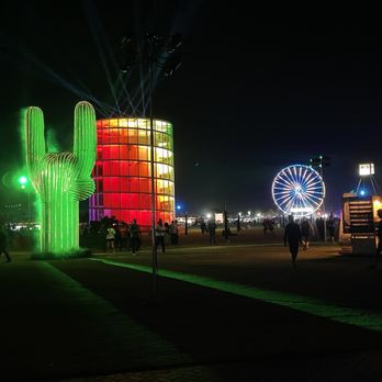 Empire Polo Club - AC tower, Ferris wheel, Cactus art installation. - Music Venues Near Me - Indio, California Empire Polo Club - AC tower, Ferris wheel, Cactus art installation. - Music Venues Near Me - Indio, California