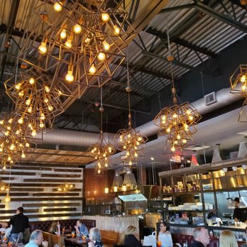 MIA Kitchen & Bar - Cool lighting fixtures - New American Near Me - Delray Beach, Florida