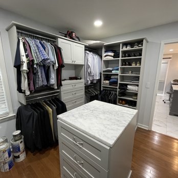Artisan Custom Closets - Husband's section - Interior Design Near Me - Marietta, Georgia