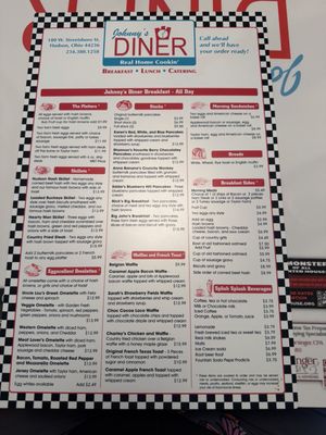 Menu photo 2 Johnnys Diner Hudson, OH Menu photo 2 Johnnys Diner Hudson, OH