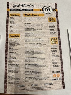 Menu photo 7 J DUB Bend, OR
