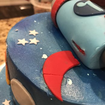 Granite Bakery - The wings of the rockets broke. Plus the rocket is too heavy to stand on top of the cake. - Bakeries Near Me - Salt Lake City, Utah Granite Bakery - The wings of the rockets broke. Plus the rocket is too heavy to stand on top of the cake. - Bakeries Near Me - Salt Lake City, Utah